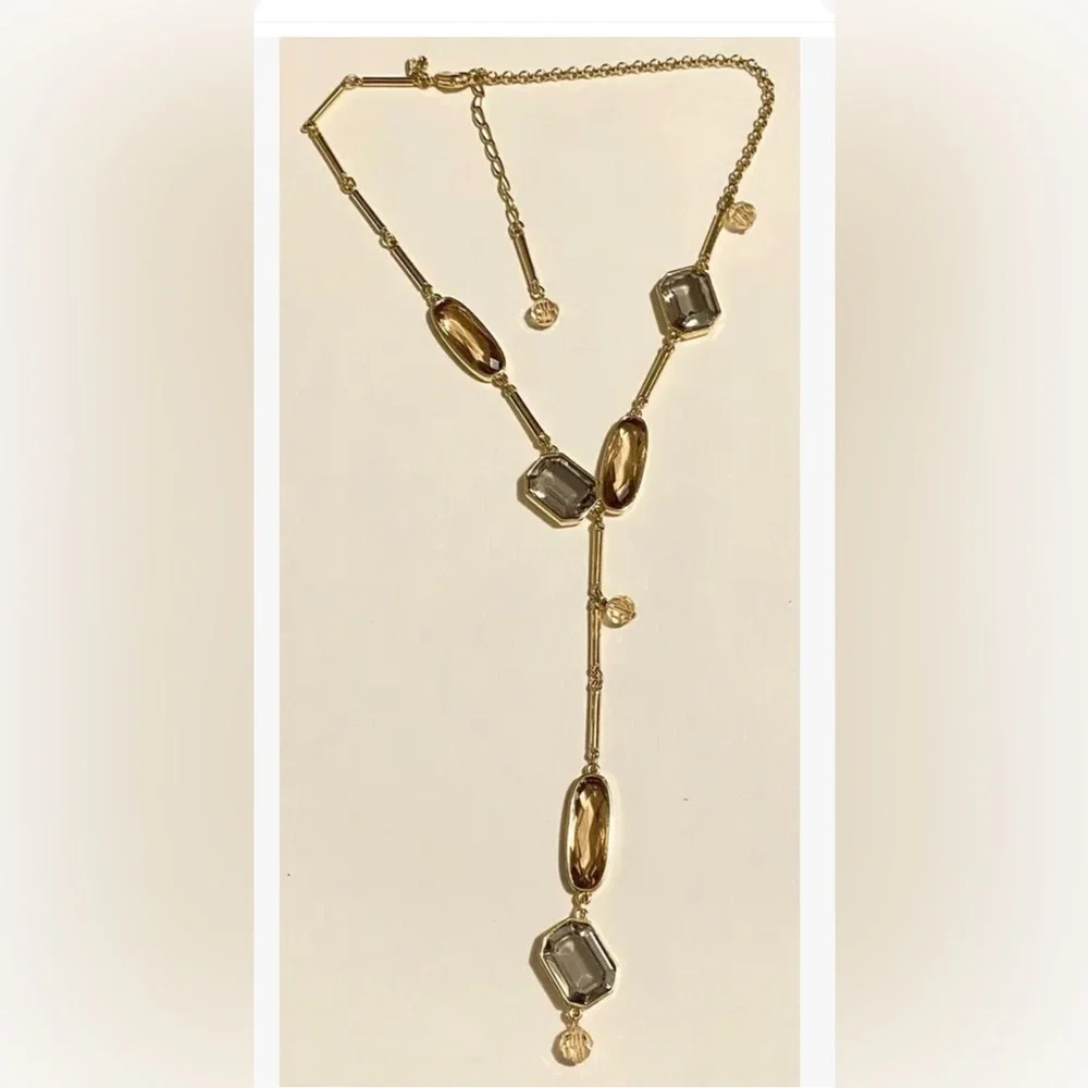 Authentic Swarovski Brand Lavalier Y Necklace - Picture 1 of 2